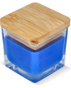 Chakra Kerze auf pflanzlicher Basis im Glasgefäß