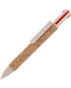 Kugelschreiber 4-Farben-Kork
