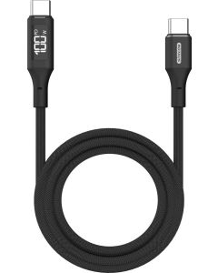 Sitecom CA-1005 USB-C zu USB-C Ladekabel mit LED Display