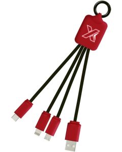 SCX.design C15 Quatro Ladekabel mit Leuchtlogo