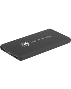 SCX.design P30 8000 mAh Solar Powerbank mit Leuchtlogo