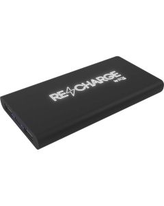 SCX.design P40 10.000 mAh kabellose Powerbank mit Leuchtlogo