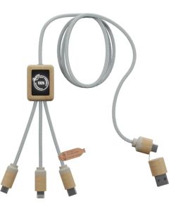 SCX.design C49 5-in-1 Ladekabel mit Leuchtlogo