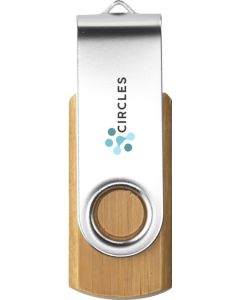 USB Twist Bamboo aus Vorrat 8 GB