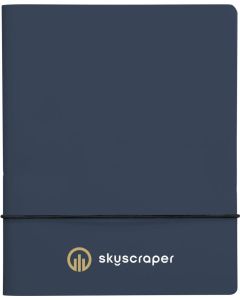 Recycled Leather Refillable Notebook A5 Notizbuch, 240 Seiten, liniert