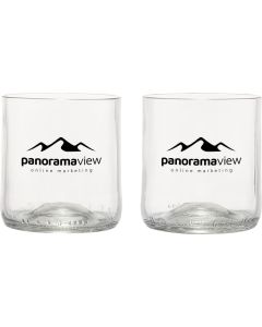 Rebottled Short Tumbler 2-pack Trinkgläsern