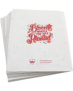 Leaflet A6 Flower Seed Paper 200 gr