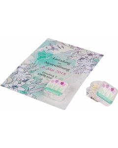 Lippenpflege im Kubus mit Lipcare Cube Karte - inkl. 4c Doming