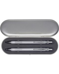 Schreib-Set Set Triangle, inkl. Metall-Etui