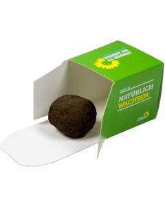 Flower-Balls in der Box mit Samen - 1er Box - inkl. Werbedruck