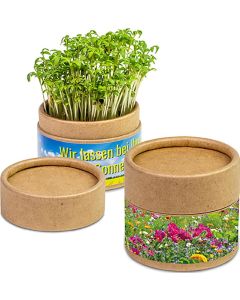 Pflanz-Cup - Samen nach Wahl - inkl. Werbedruck