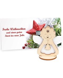 Steckfiguren-Karte Filz Premium - Design nach Wahl - inkl. Werbedruck