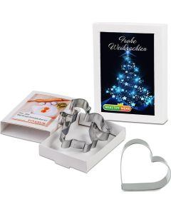 Backförmchen in Slide-Box - inkl. Werbedruck