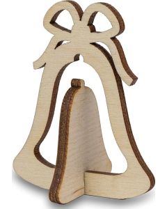 Holzfiguren-Karte - inkl. Werbedruck