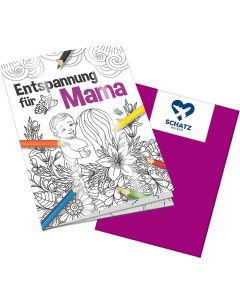 Malbuch / Mal-Set A6 - inkl. Werbedruck