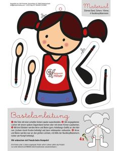 Hampel-Mädchen / Hampel-Junge - inkl. Werbedruck