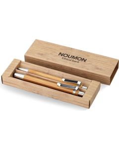 Schreibset aus Bambus