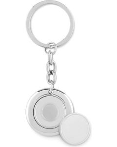 Schlüsselring mit Münzhalter