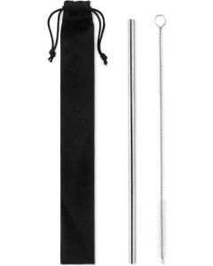 Edelstahl Trinkhalme-Set