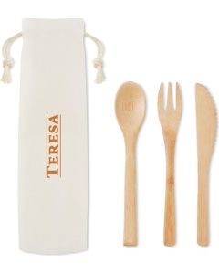 Besteck-Set Bambus
