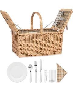 Picknickkorb aus Korbweide