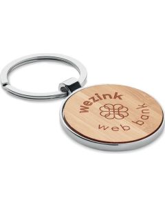 Schlüsselring Bambus, rund