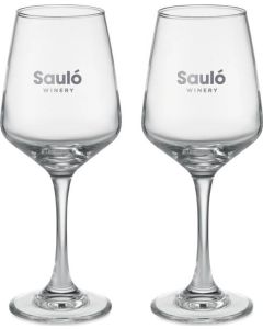 Set mit 2 Weingläsern