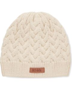 Mütze im Zopfstrickmuster RPET