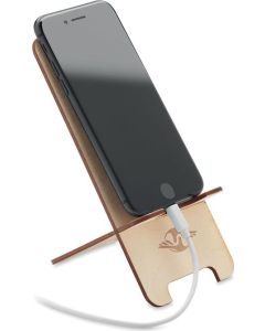 Smartphone Halter Kiefernholz