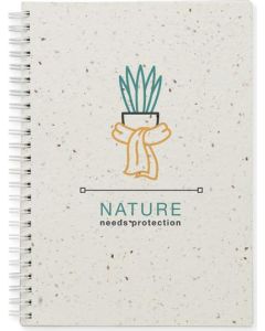 DIN A5 Notizbuch Samenpapier