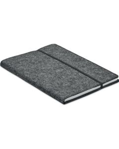 DIN A5 Notizbuch mit RPET-Filz
