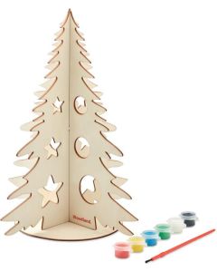 DIY Weihnachtsbaum aus Holz Tree And Paint