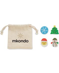 Set mit 4 Radierern Rubbies