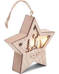 MDF-Stern mit Licht Starlight