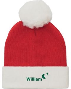 Weihnachtliche Strickmütze Mensa