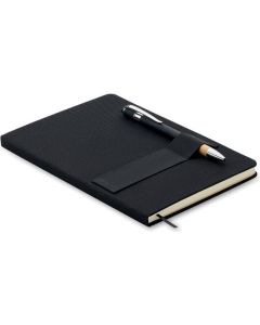 DIN A5 RPET Notizbuch-Set Nota, 80 Blatt, liniert