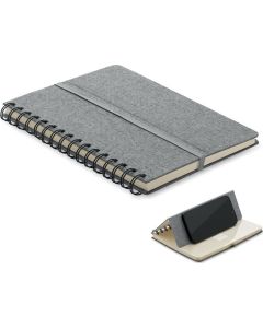 DIN A5-Notizbuch RPET Strata, 80 Blatt, liniert