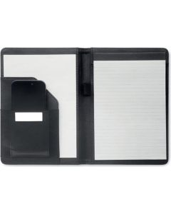 DIN A5-Mappe 300D RPET Folio, 20 Blatt, liniert