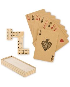 Domino- und Spielkarten-Set