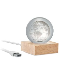 LED-Glaskugel Globus Globe Light