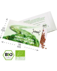 Samentütchen Bio-Kresse 63 x 98 mm