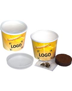 Sunshine 2Go - Zwergsonnenblume - inkl. 1-4 c Logo-Digitaldruck