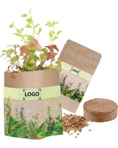 Natur-Bag - Samen nach Wahl - inkl. 1-4 c Logo-Digitaldruck