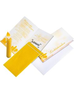 Lichtstunden-Karte - inkl. 1-4 c Logo-Digitaldruck