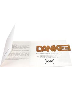 Weihnachtskarte Danke für die Verbundenheit - inkl. 1-4 c Logo-Digitaldruck