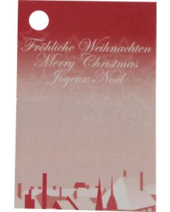 Anhängekärtchen 60 x 40 mm - inkl. 1-4 c Logo-Digitaldruck einseitig