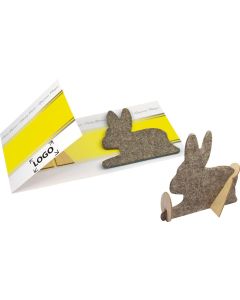 Bastelkarte Hase - inkl. 1-4 c Logo-Digitaldruck