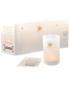 Lichtrolle Stern (ohne Teelicht) - inkl. 1-4 c Logo-Digitaldruck