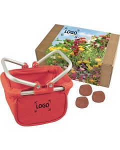 Utensilo Wonderball - bunte Blumenmischung - inkl. 1-4 c Logo-Digitaldruck