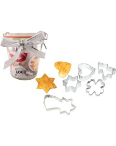 Backförmchen im Weckglas - inkl. 1-4 c Logo-Digitaldruck